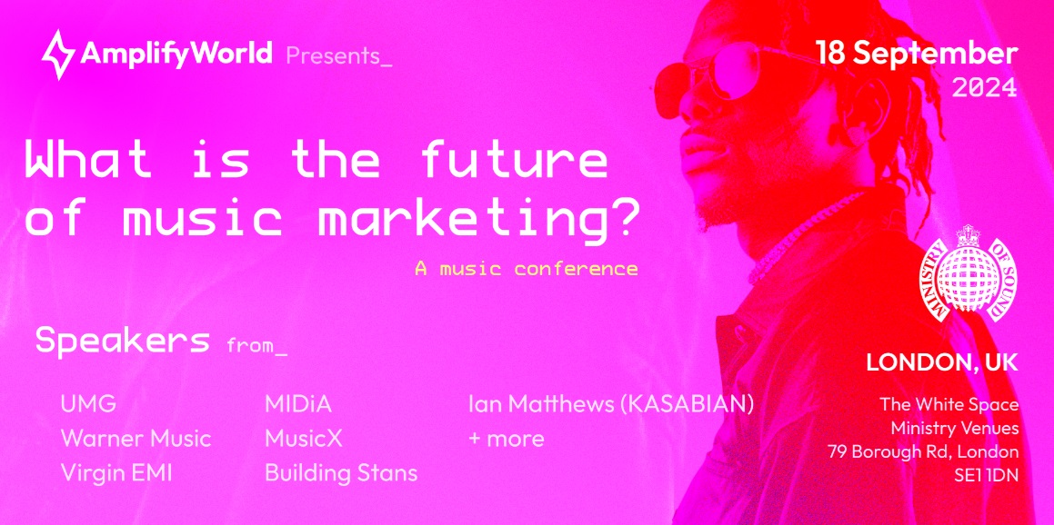 Amplifyworld to host music marketing conference this September