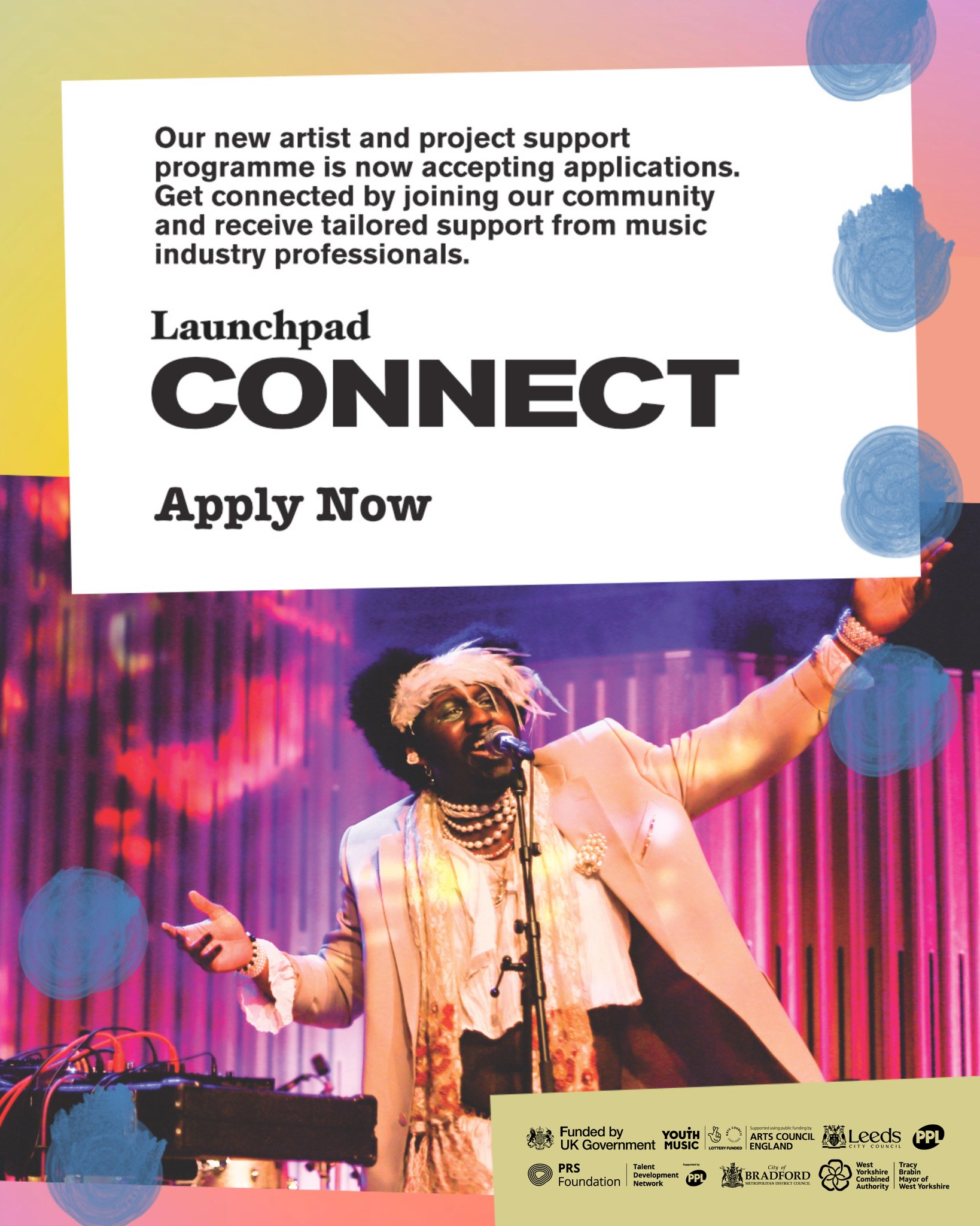 Closing soon! Applications open to Yorkshire musicians & aspiring music professionals for Launchpad Connect