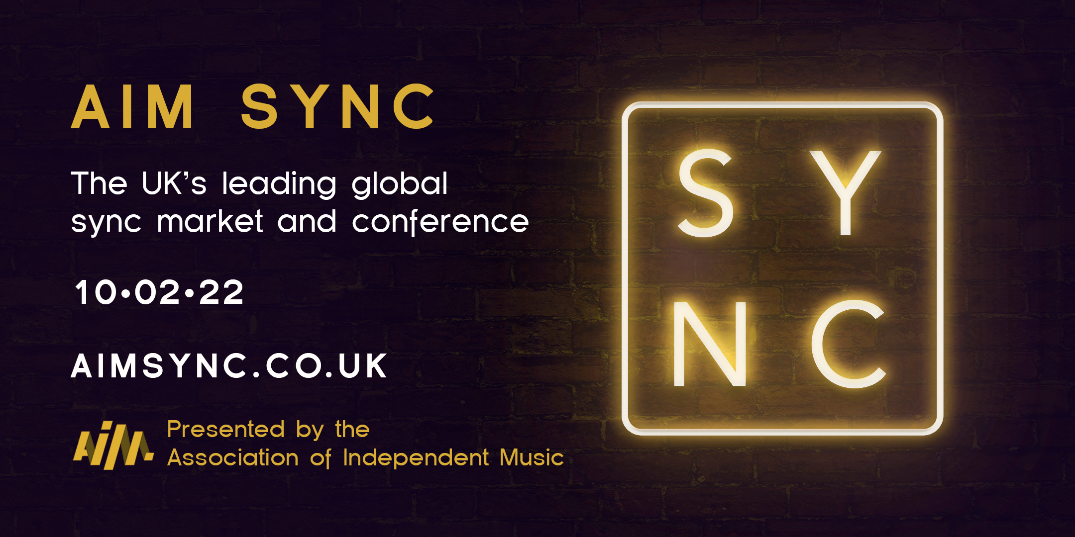 AIM Sync, the UK's global sync conference, returns for 2022