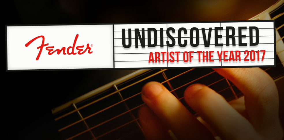 Fender launch Undiscovered Artist of the Year 2017 competition