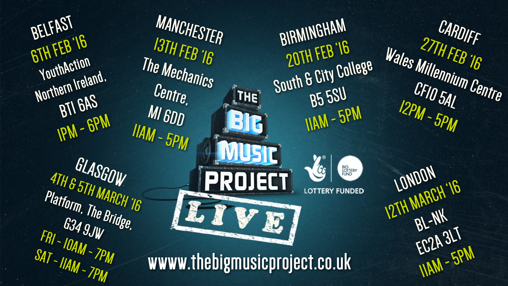 The Big Music Project brings music industry experts to UK cities