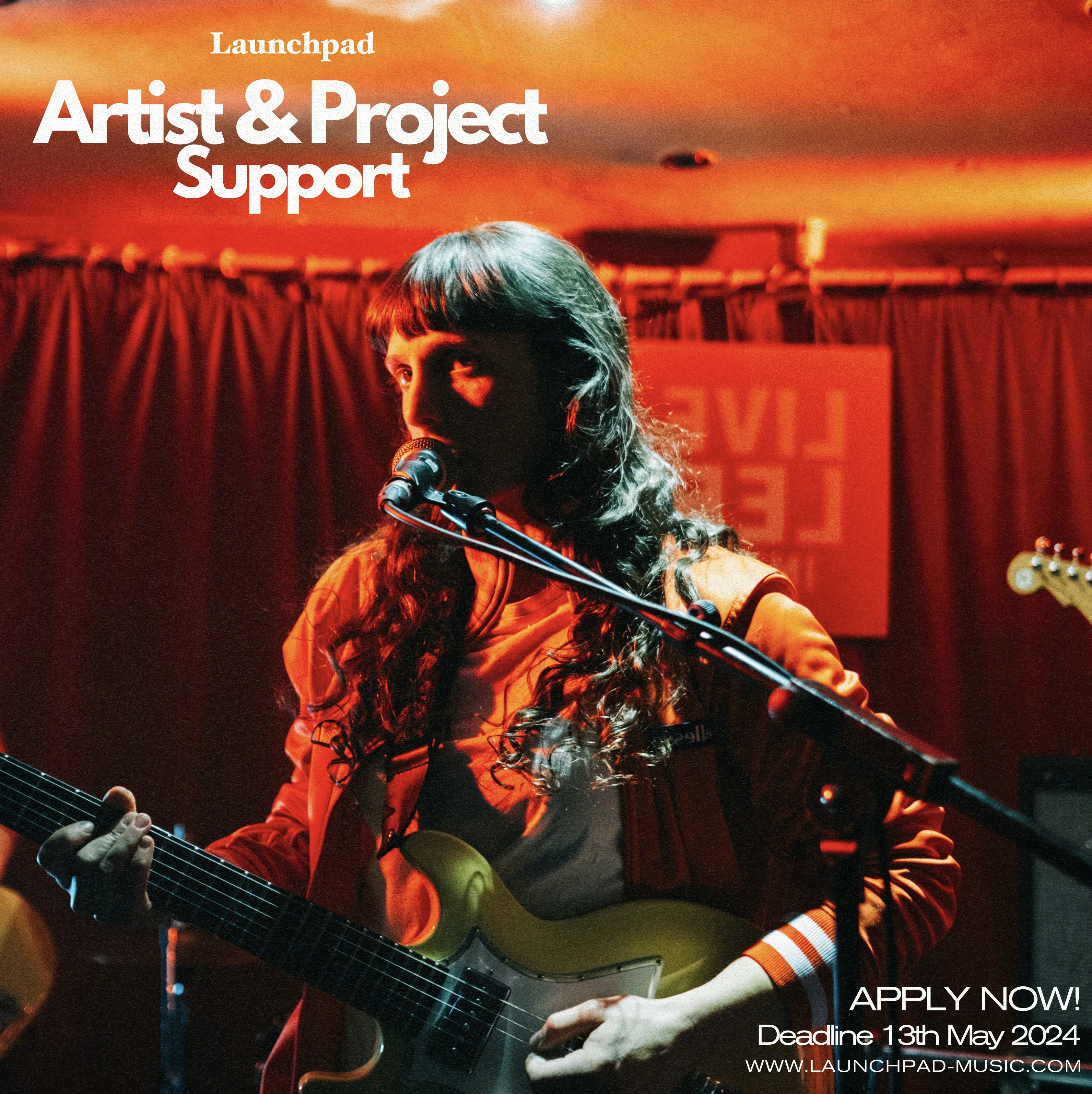 Launchpad's Artist & Project support open for emerging artists, musicians, producers & composers in Yorkshire