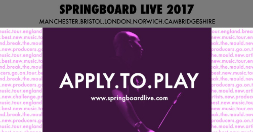 Springboard Live hunts for bands & artists to take on UK tour