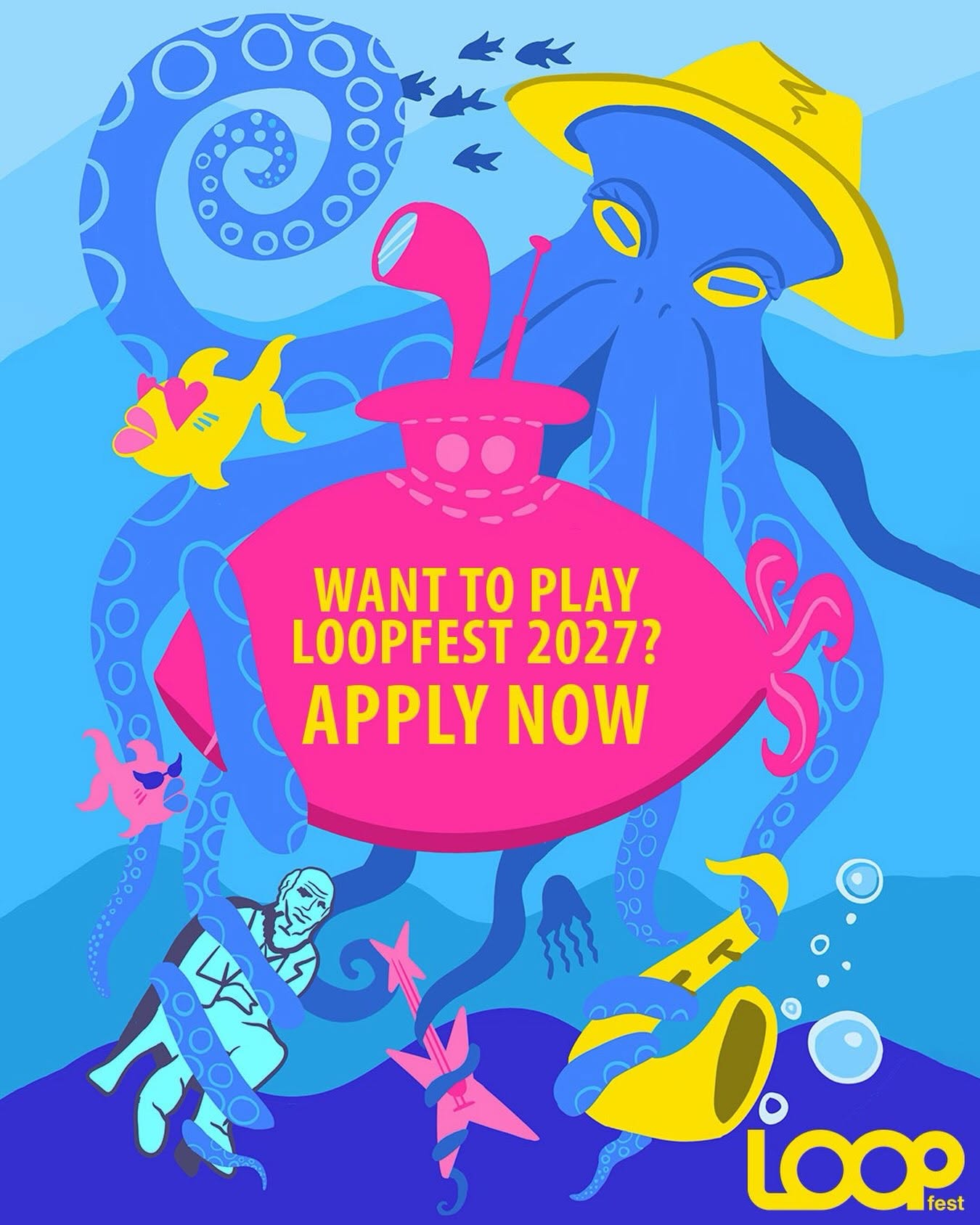 Emerging bands and artists can apply to play Loopfest