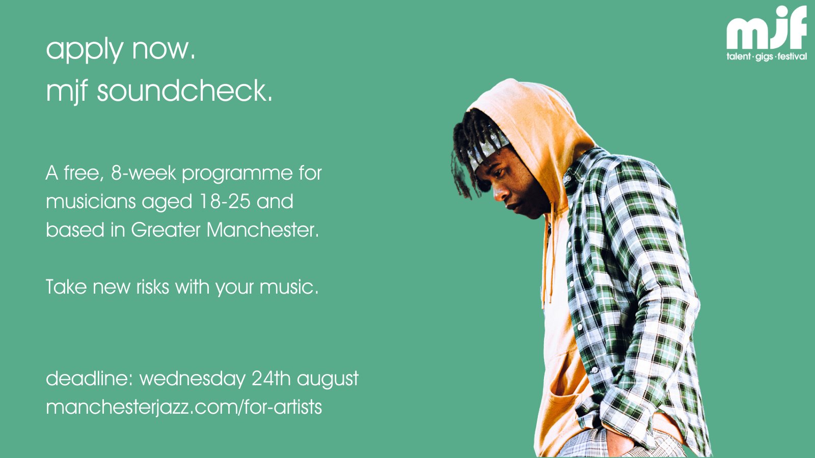 Closing soon! Apply for Manchester Jazz Festival's Hothouse and Soundcheck artist development opportunities