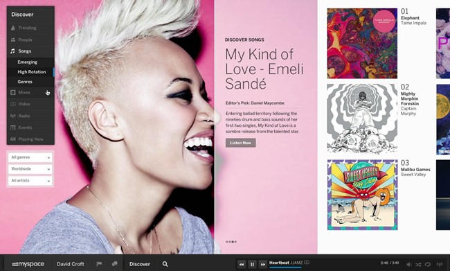 Exclusive invite to the new Myspace!