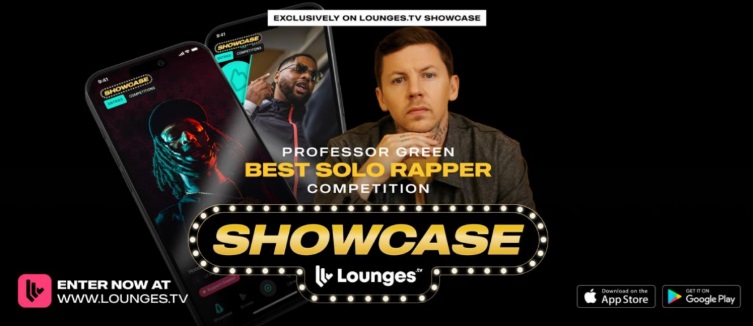 Lounges.tv launches 'Showcase' with Professor Green Solo Rap Competition