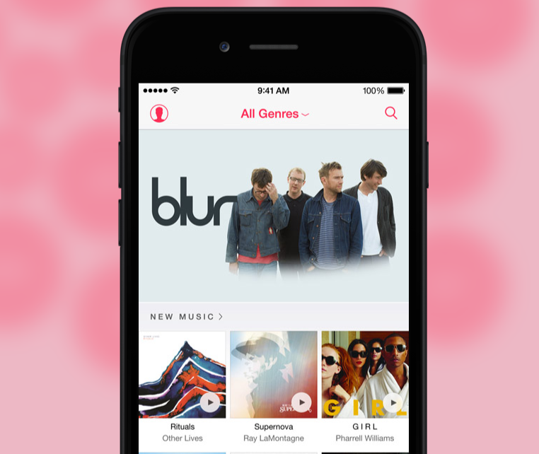 Apple Music goes live