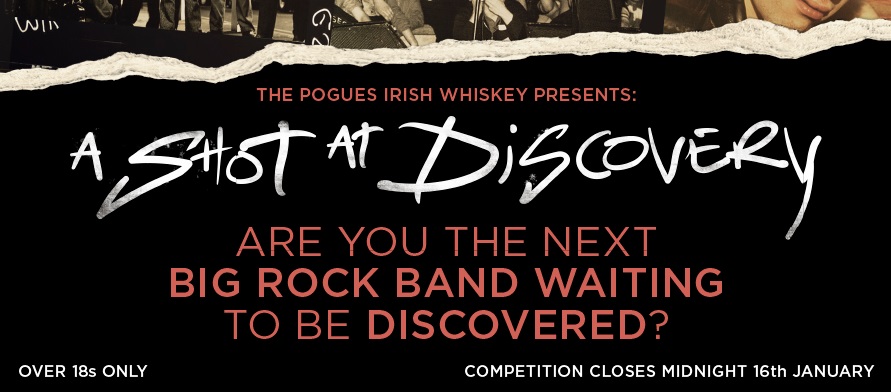 The Pogues Irish Whiskey competition on lookout for unsigned band 