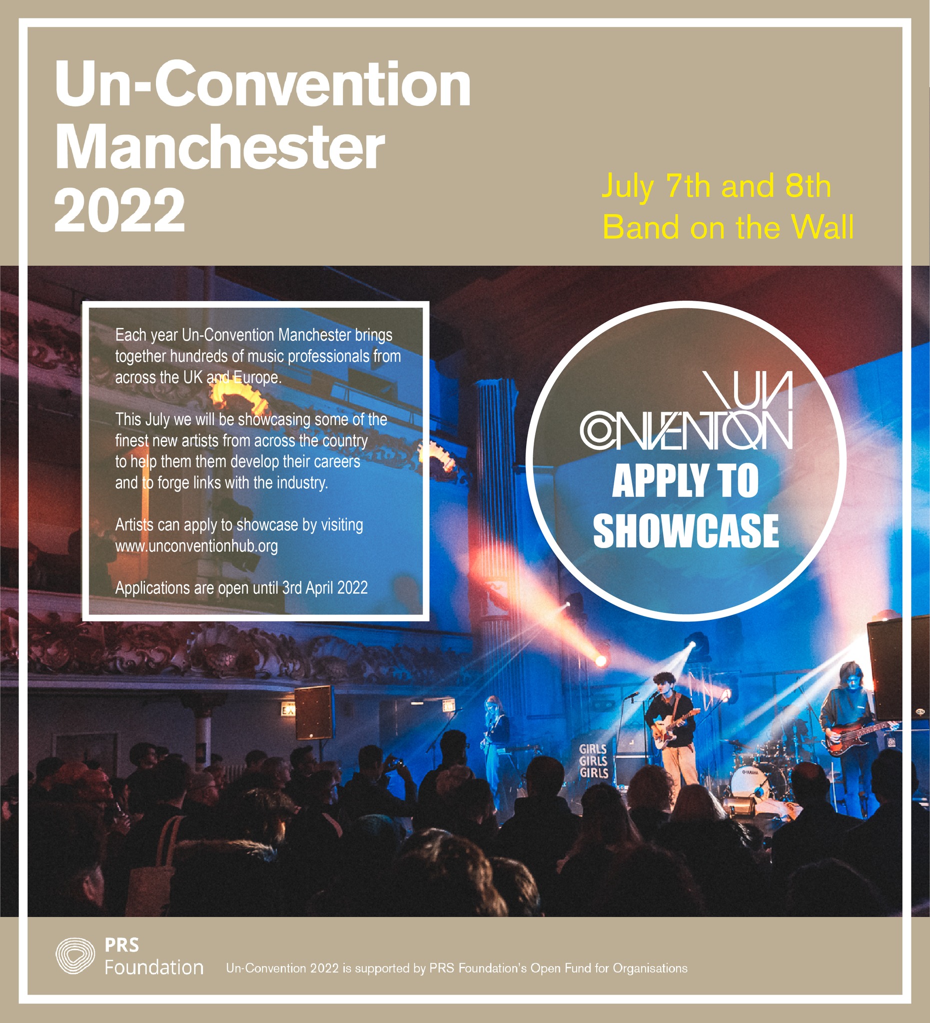 Closing soon! Apply to showcase at Un-Convention Manchester