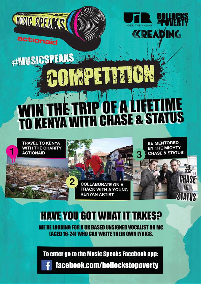 Unique opportunity to work with Chase & Status and unsigned Kenyan artist